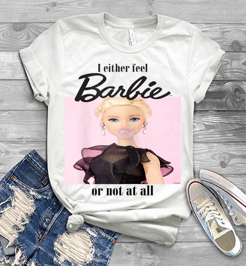 Damen Barbie Feel Like Barbie Viele GrenFarben Mens T-shirt - Inktee Store