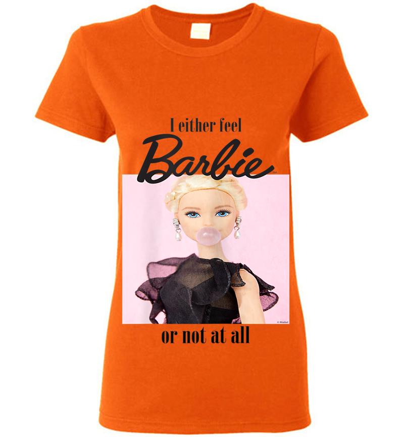 Inktee Store - Damen Barbie Feel Like Barbie Viele Grenfarben Womens T-Shirt Image