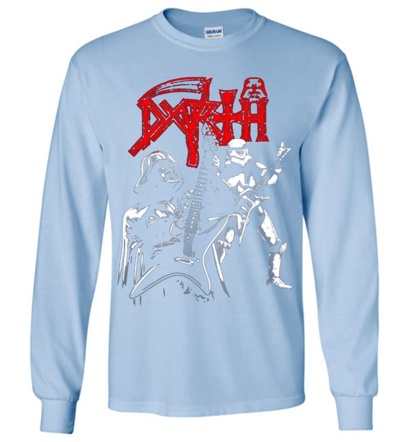 Inktee Store - Darth Vader Death Guitar Long Sleeve T-Shirt Image