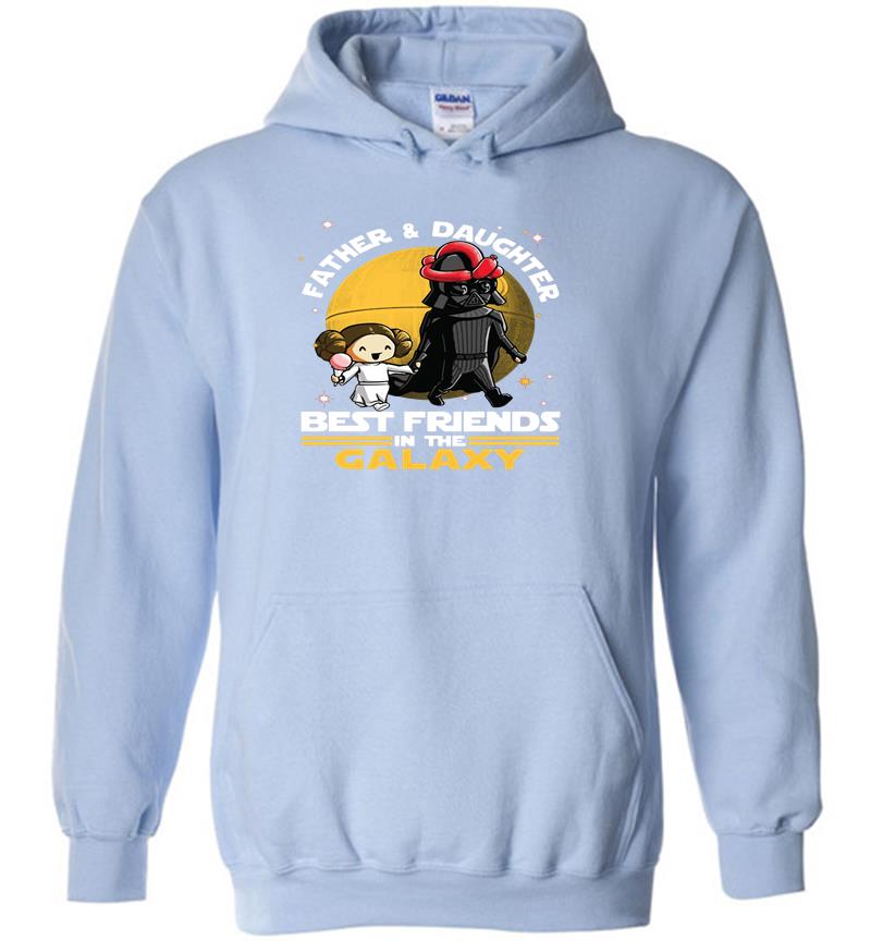 Inktee Store - Darth Vader Father And Daughter Leia Organa Best Friends In The Galaxy Hoodies Image