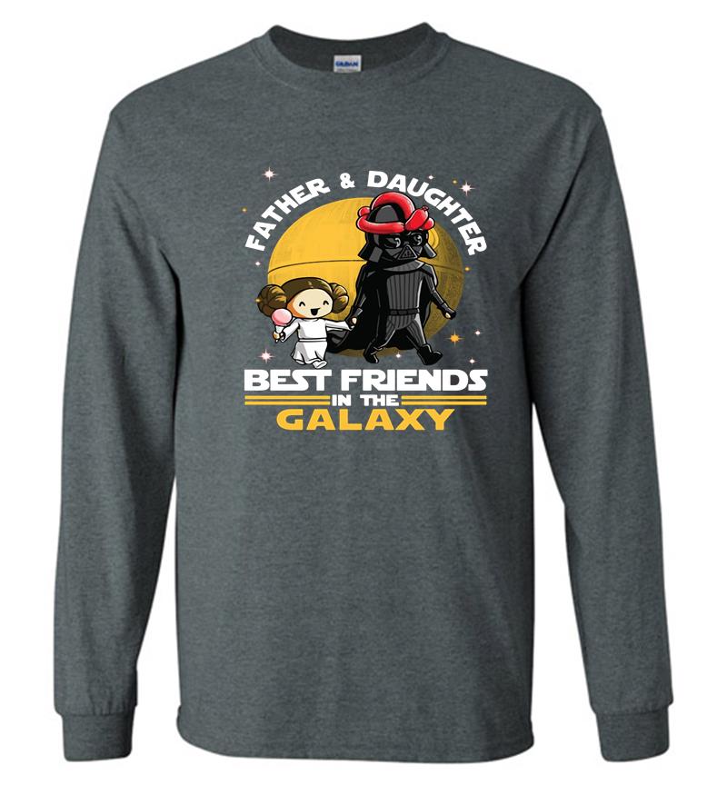 Inktee Store - Darth Vader Father And Daughter Leia Organa Best Friends In The Galaxy Long Sleeve T-Shirt Image