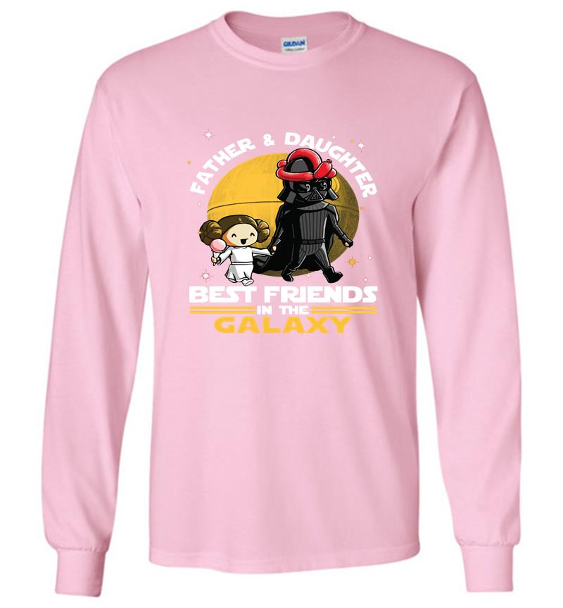 Inktee Store - Darth Vader Father And Daughter Leia Organa Best Friends In The Galaxy Long Sleeve T-Shirt Image