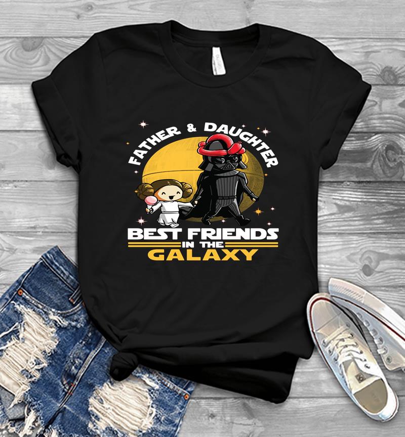 Darth Vader Father and Daughter Leia Organa best friends in the Galaxy Mens T-shirt