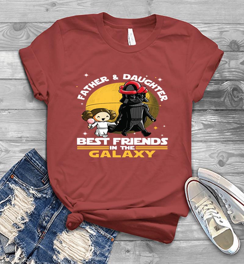 Inktee Store - Darth Vader Father And Daughter Leia Organa Best Friends In The Galaxy Mens T-Shirt Image