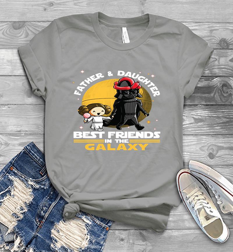 Inktee Store - Darth Vader Father And Daughter Leia Organa Best Friends In The Galaxy Mens T-Shirt Image