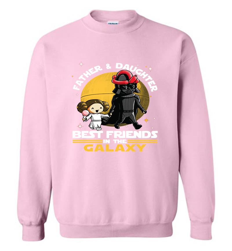 Inktee Store - Darth Vader Father And Daughter Leia Organa Best Friends In The Galaxy Sweatshirt Image