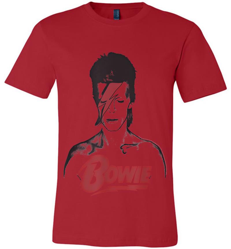 Inktee Store - David Bowie Aladdin Sane Premium T-Shirt Image