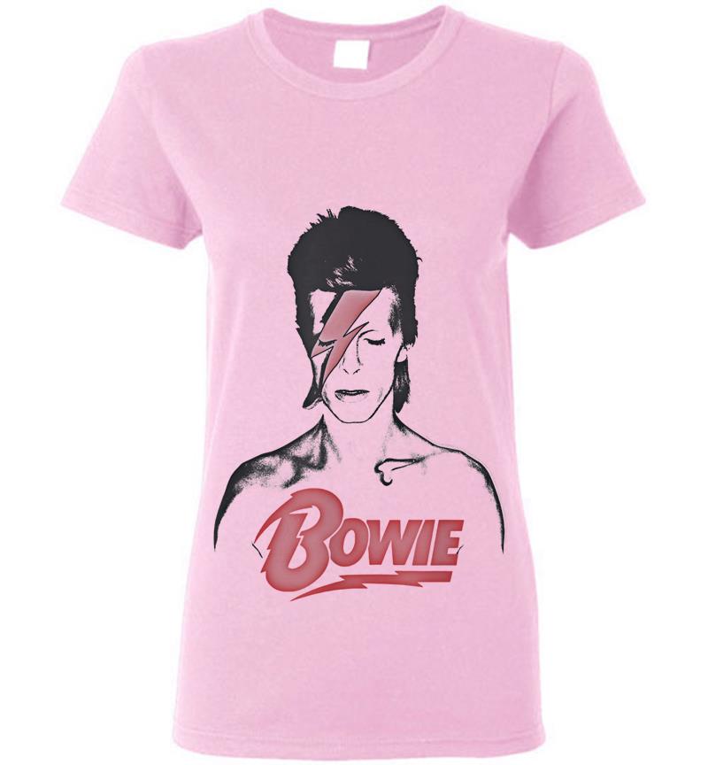 Inktee Store - David Bowie Aladdin Sane Womens T-Shirt Image