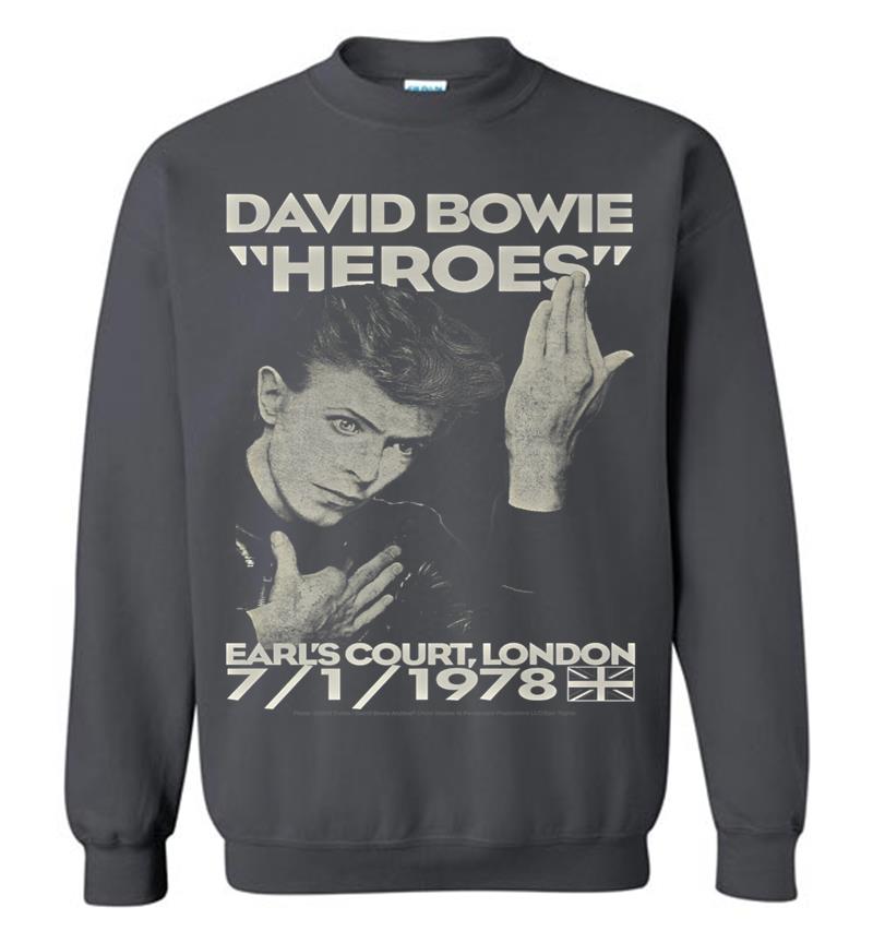 Inktee Store - David Bowie Earls Court Sweatshirt Image