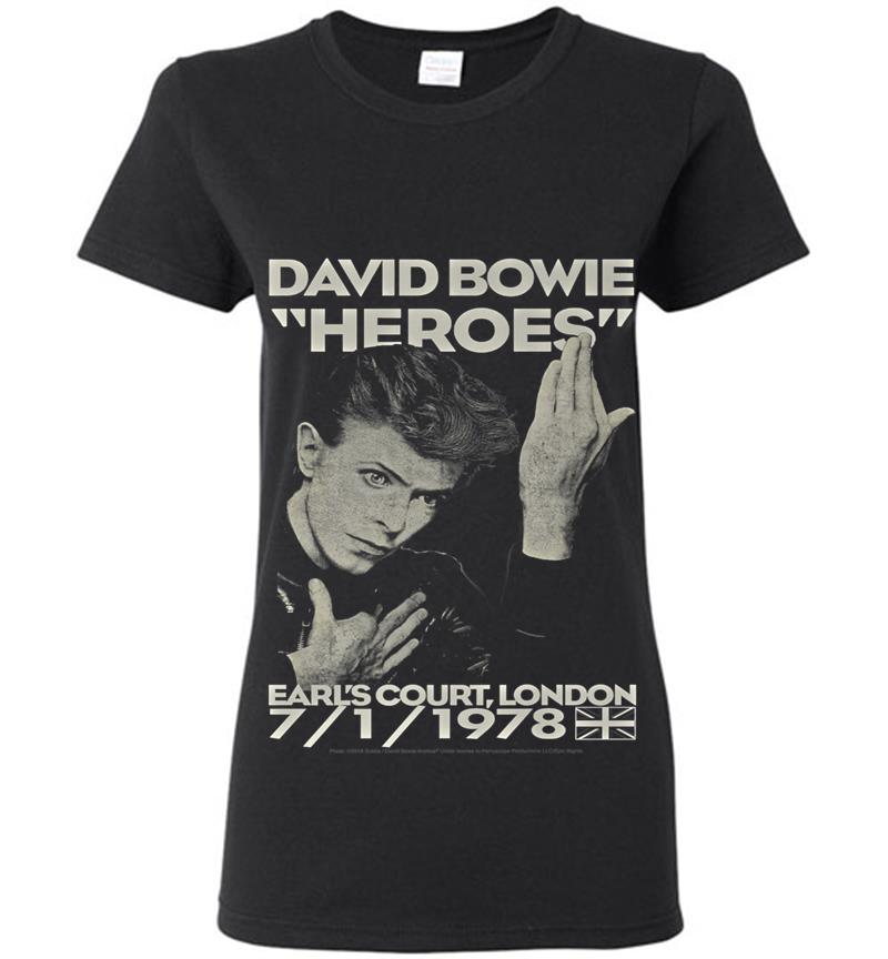 David Bowie Earls Court Womens T-Shirt