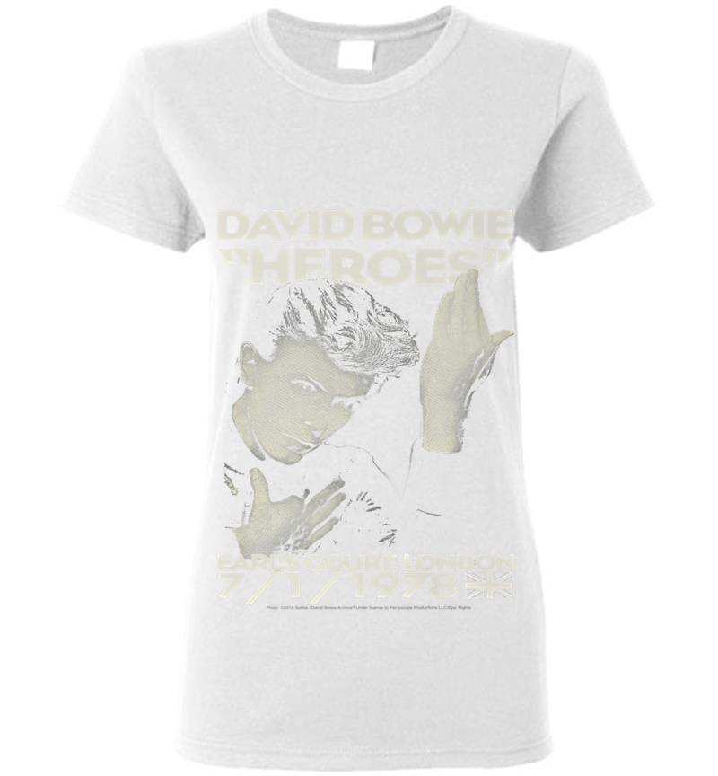 Inktee Store - David Bowie Earls Court Womens T-Shirt Image