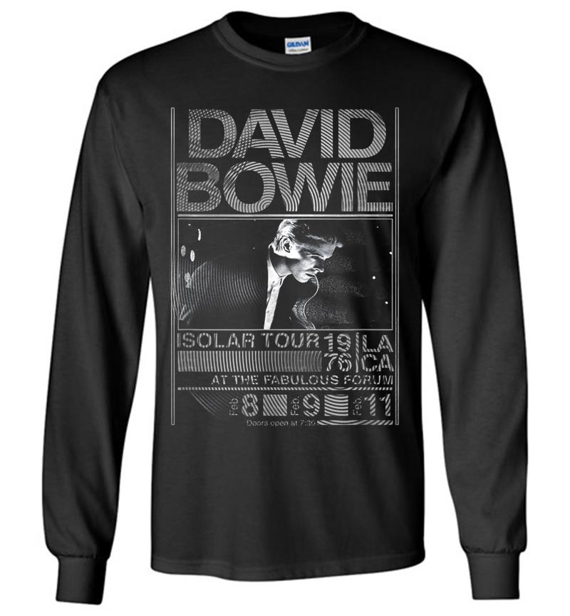 David Bowie Isolar Tour Long Sleeve T-Shirt