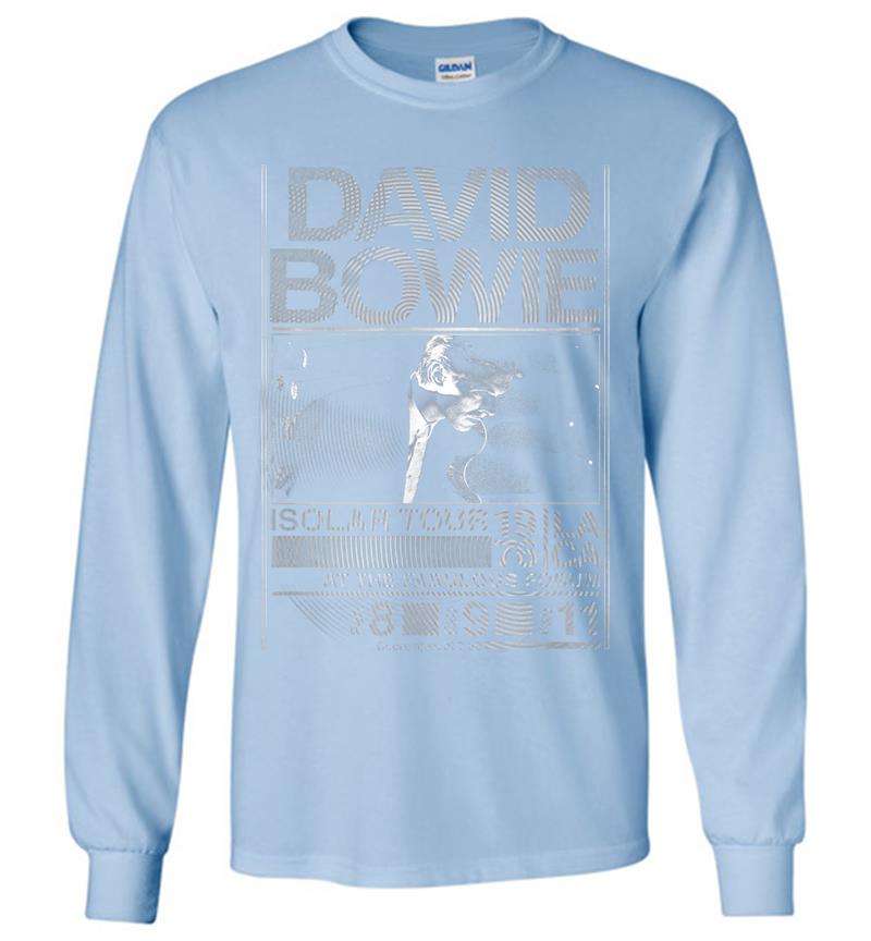 Inktee Store - David Bowie Isolar Tour Long Sleeve T-Shirt Image
