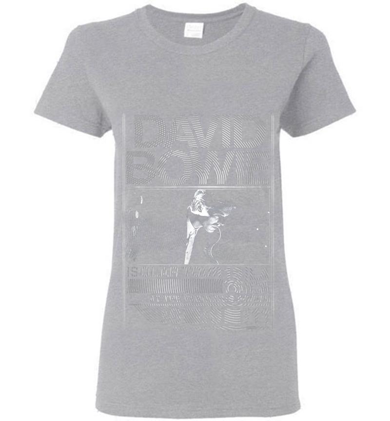 Inktee Store - David Bowie Isolar Tour Womens T-Shirt Image