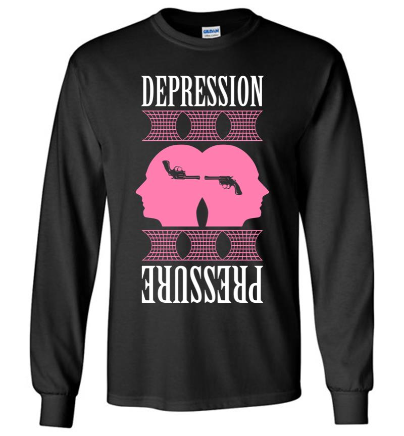 Depression Pressure Long Sleeve T-Shirt