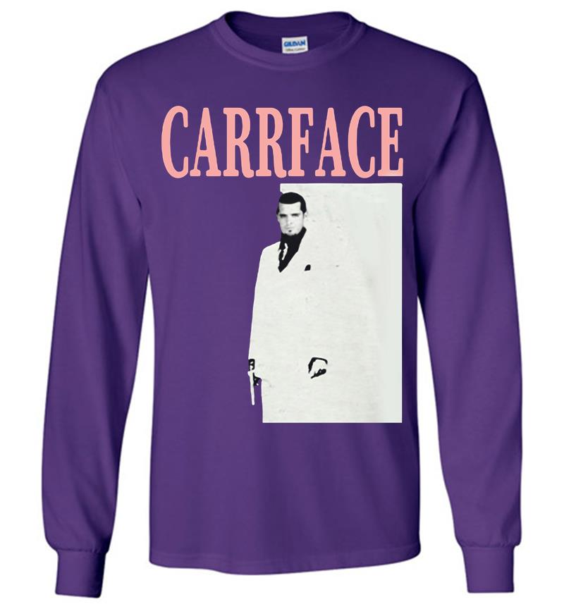 Inktee Store - Derek Carr Oakland Raiders Carrface Long Sleeve T-Shirt Image