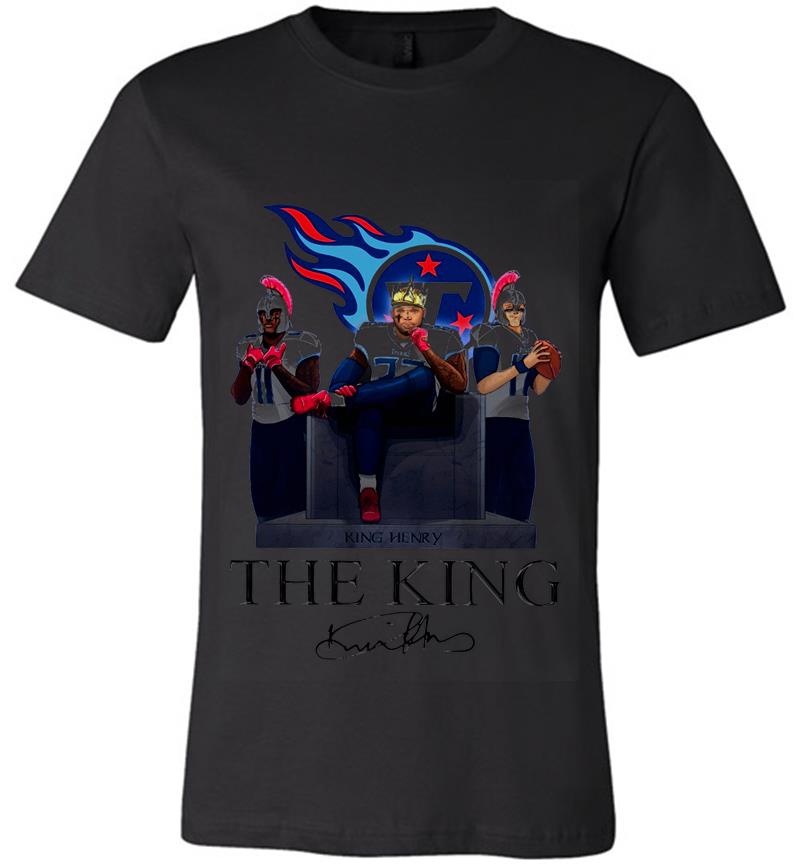 Tennessee Titans King Derrick Henry The King Signature Tee Shirt