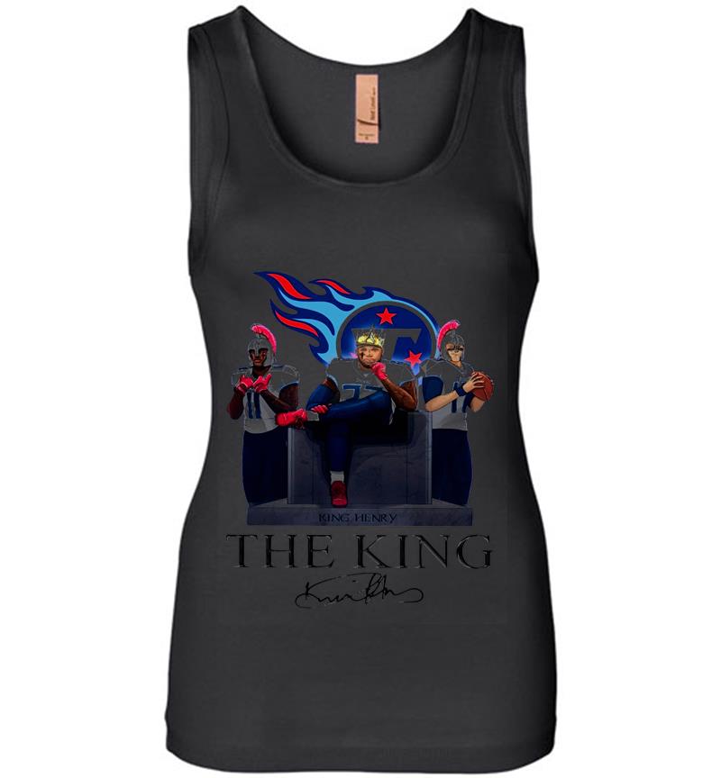 Derrick Henry Tennessee Titans The King Signature Womens Jersey Tank Top