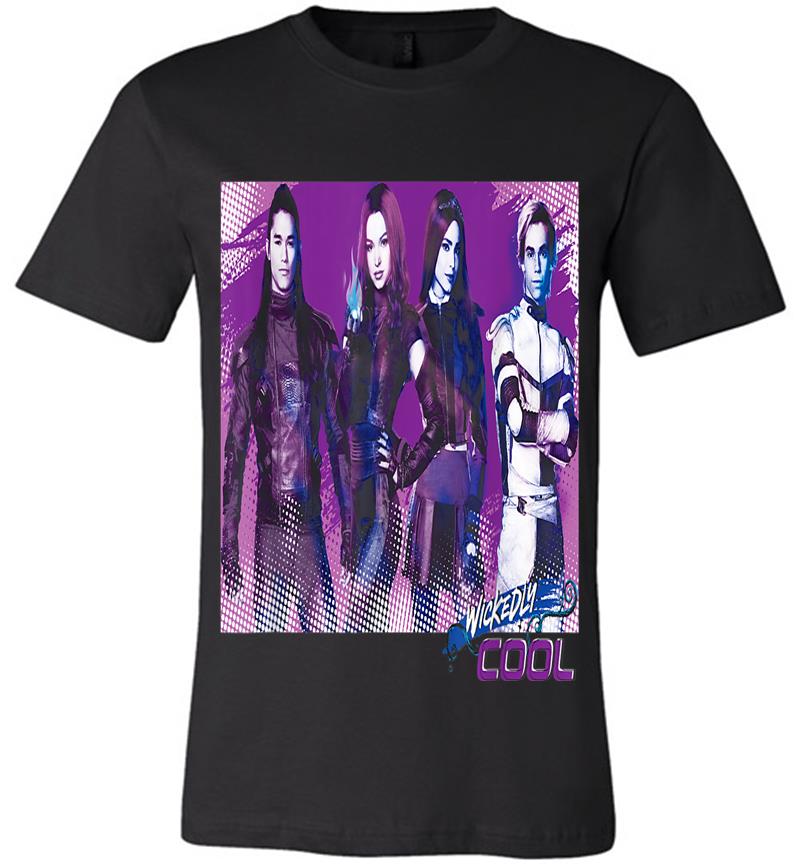 Inktee Store - Descendants 3 Carlos Mal Jay Evie Wickedly Cool Premium T-Shirt Image