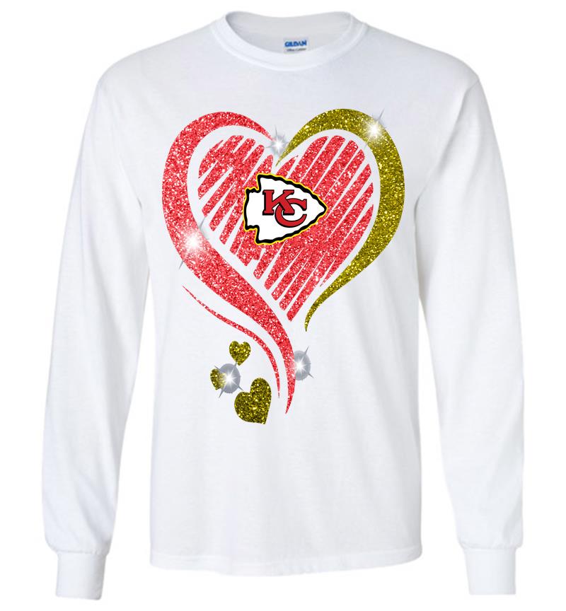 Inktee Store - Diamond Kansas City Chiefs Love Long Sleeve T-Shirt Image