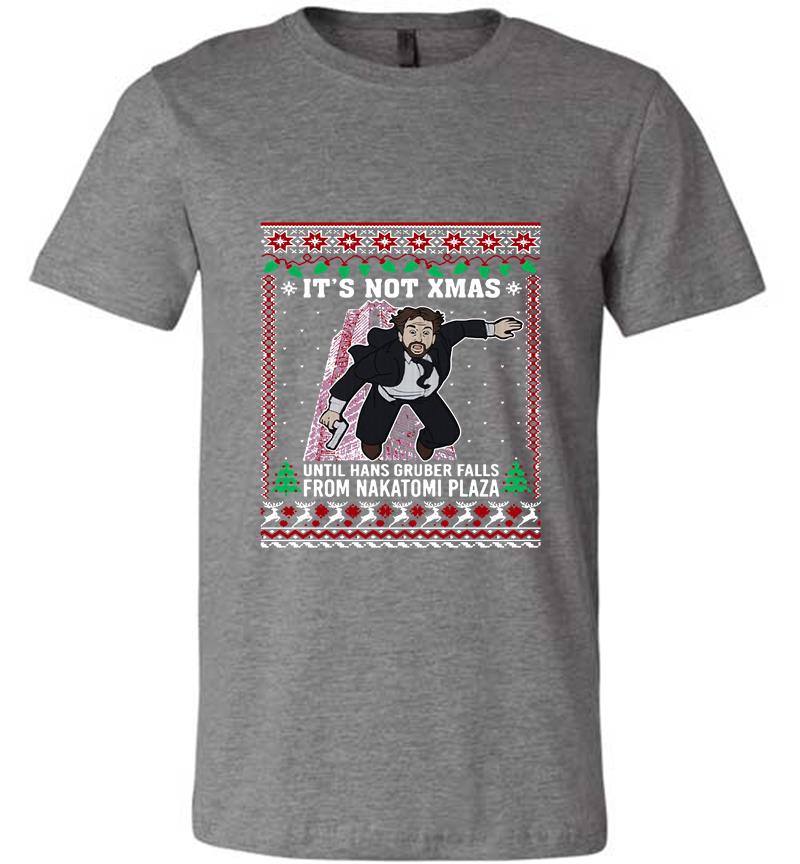 Inktee Store - Die Hard It’s Not Xmas From Nakatomi Plaza Christmas Premium T-Shirt Image