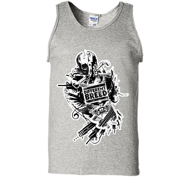 Different Breed Urban Collage Mens Tank Top