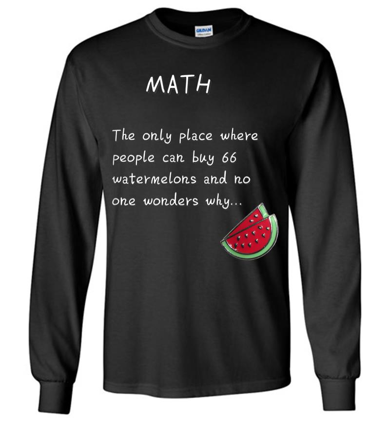 Discover Math Watermelons Long Sleeve T-shirt