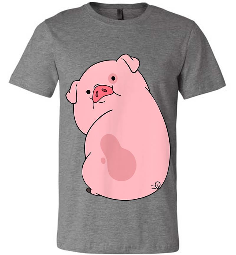 Inktee Store - Disney Channel Gravity Falls Waddles The Pig Premium T-Shirt Image
