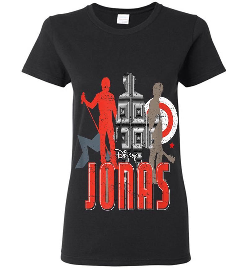 Disney Channel Jonas Silhouette Womens T-Shirt