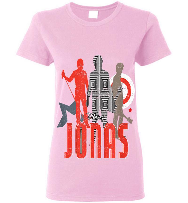 Inktee Store - Disney Channel Jonas Silhouette Womens T-Shirt Image