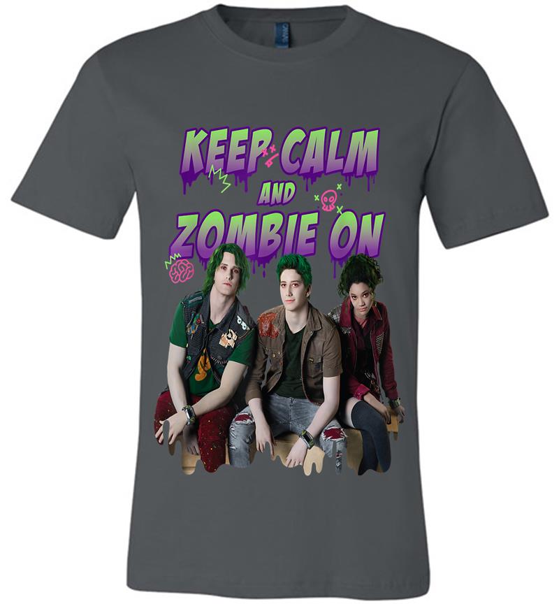 Disney Channel Zombies 2 Keep Calm And Zombie On Premium T-Shirt