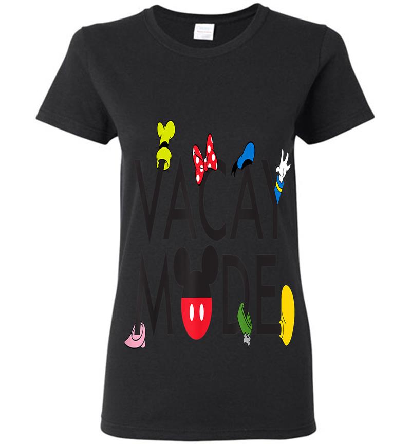 Disney Characters Vacay Mode Womens T-shirt