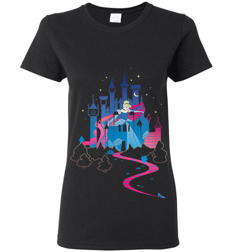 Disney Cinderella Castle Womens T-shirt