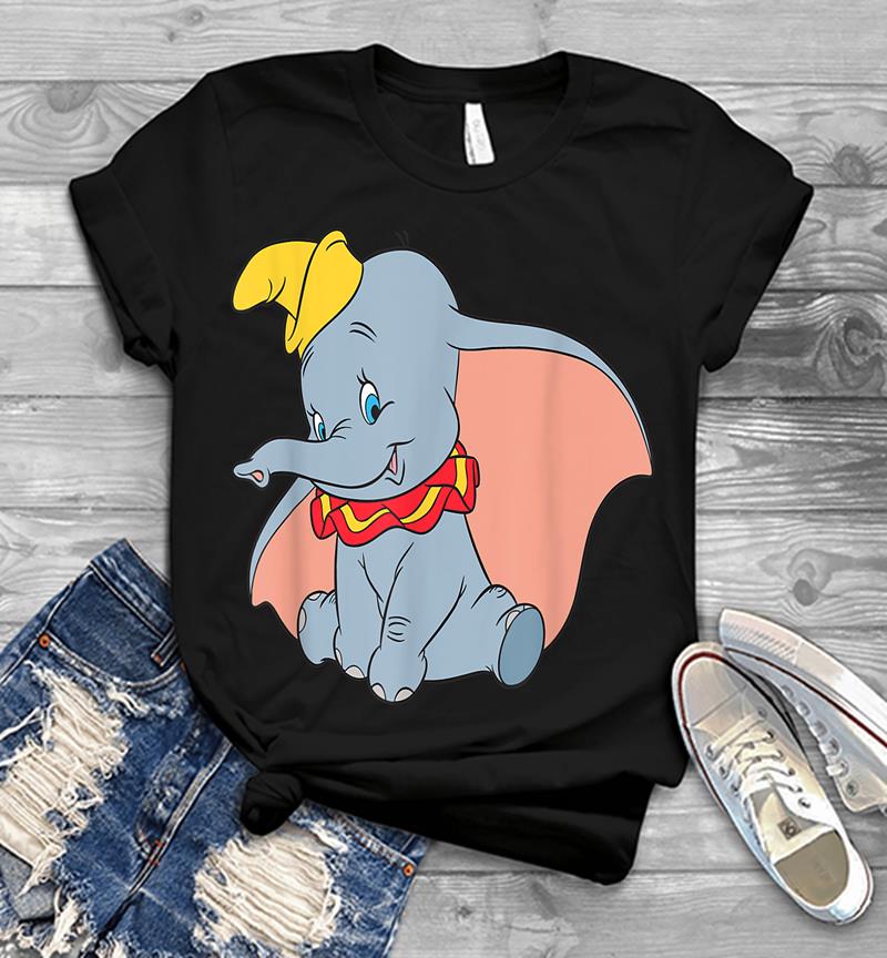 Disney Classic Dumbo Circus Elephant Mens T-Shirt
