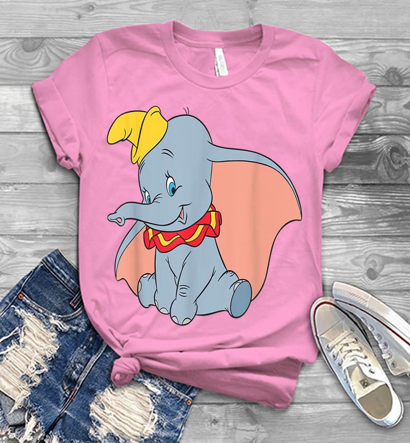 Inktee Store - Disney Classic Dumbo Circus Elephant Mens T-Shirt Image