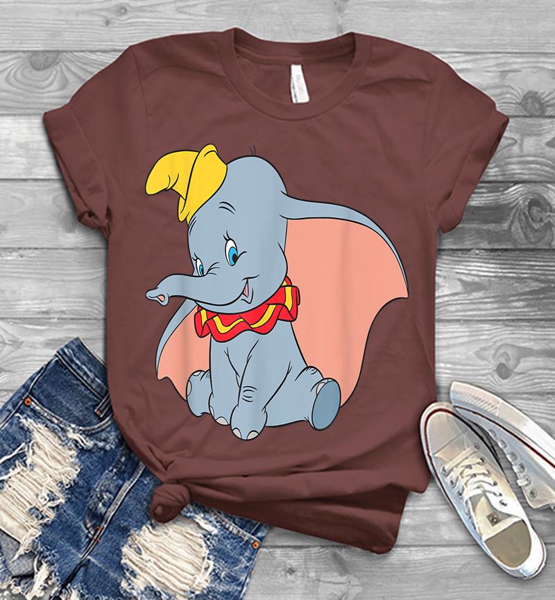 Inktee Store - Disney Classic Dumbo Circus Elephant Mens T-Shirt Image
