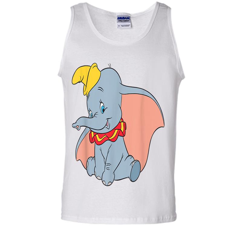 Inktee Store - Disney Classic Dumbo Circus Elephant Mens Tank Top Image