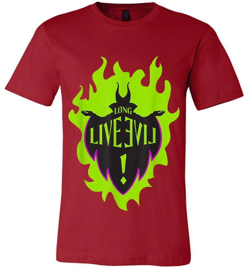 Inktee Store - Disney Descendants Maleficent Long Live Evil Premium T-Shirt Image