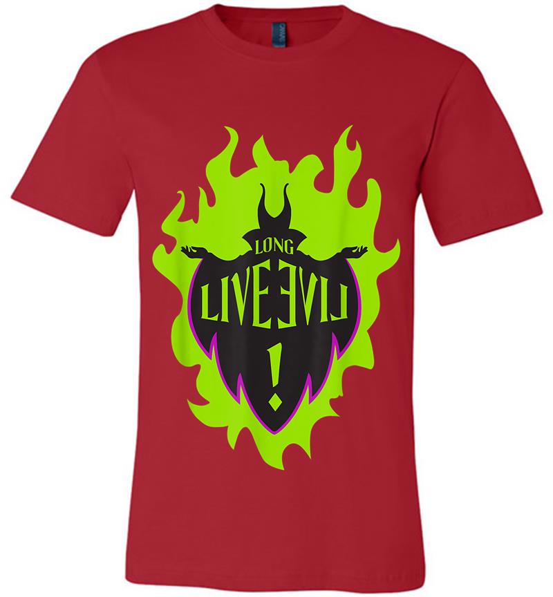 Inktee Store - Disney Descendants Maleficent Long Live Evil Premium T-Shirt Image