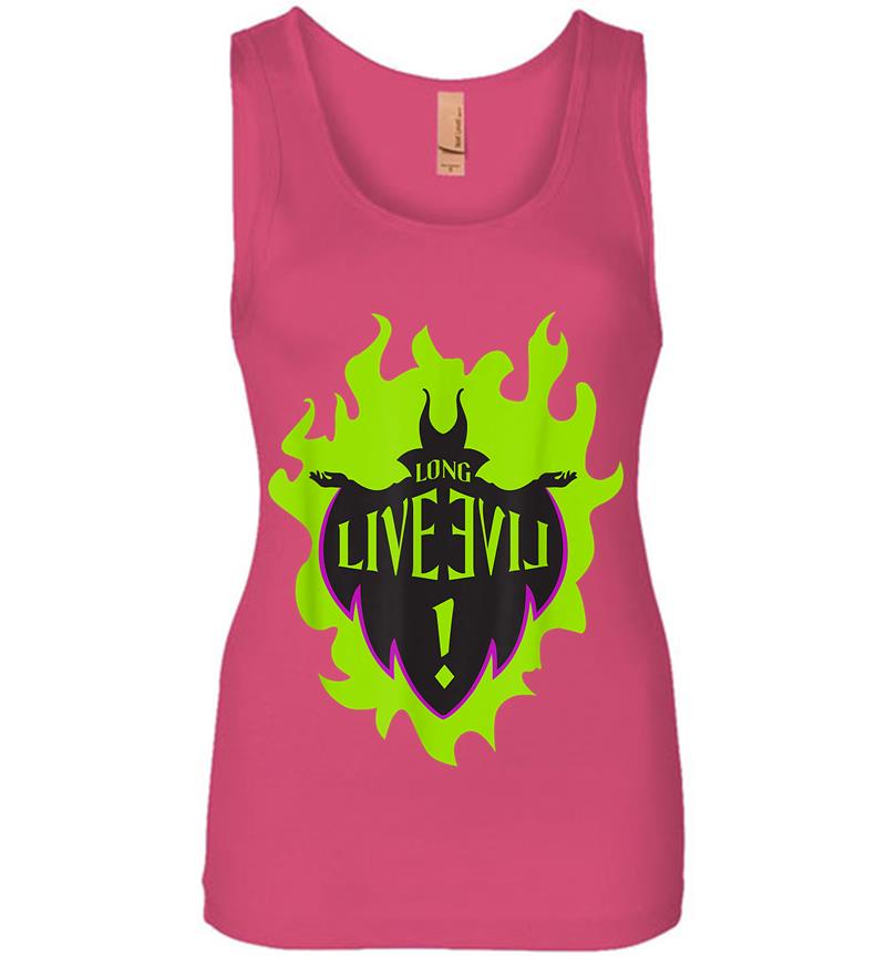 Disney Maleficent Inverse Juniors Black Tank Top 