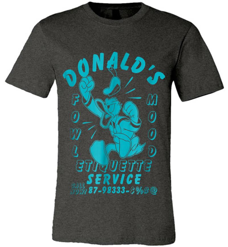 Inktee Store - Disney Donald Duck Fowl Mood Premium T-Shirt Image