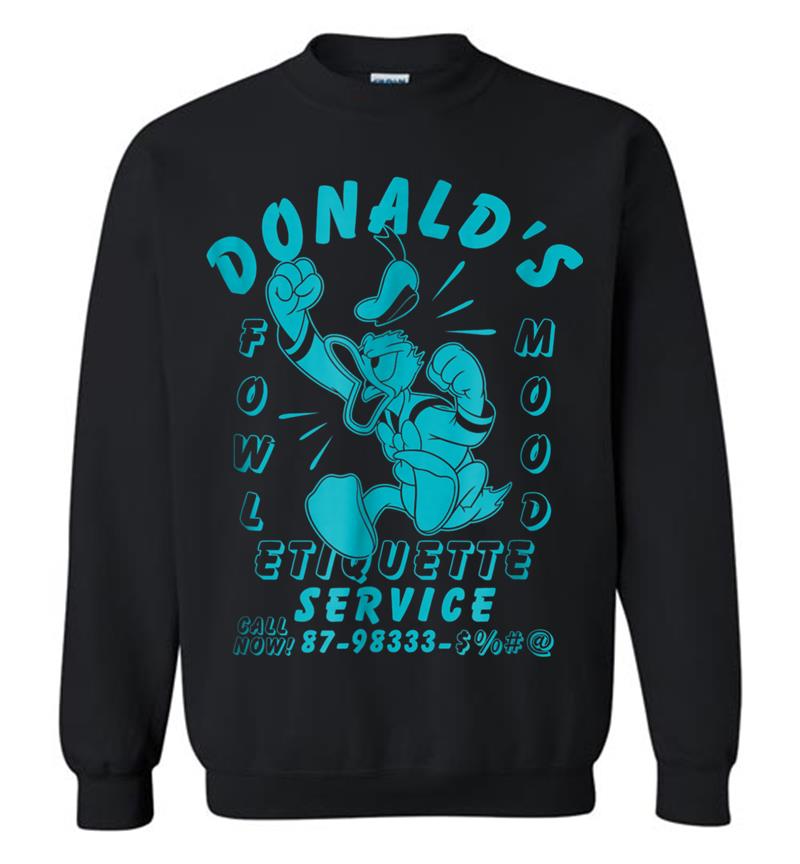 Disney Donald Duck Fowl Mood Sweatshirt