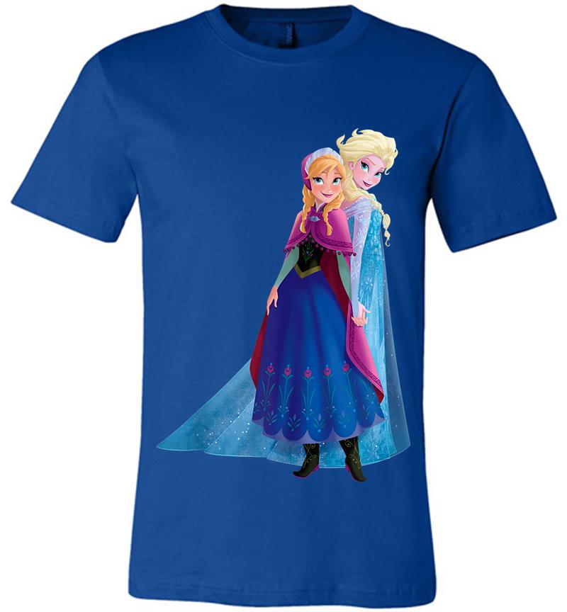 Inktee Store - Disney Frozen Elsa And Anna Sisters Premium T-Shirt Image