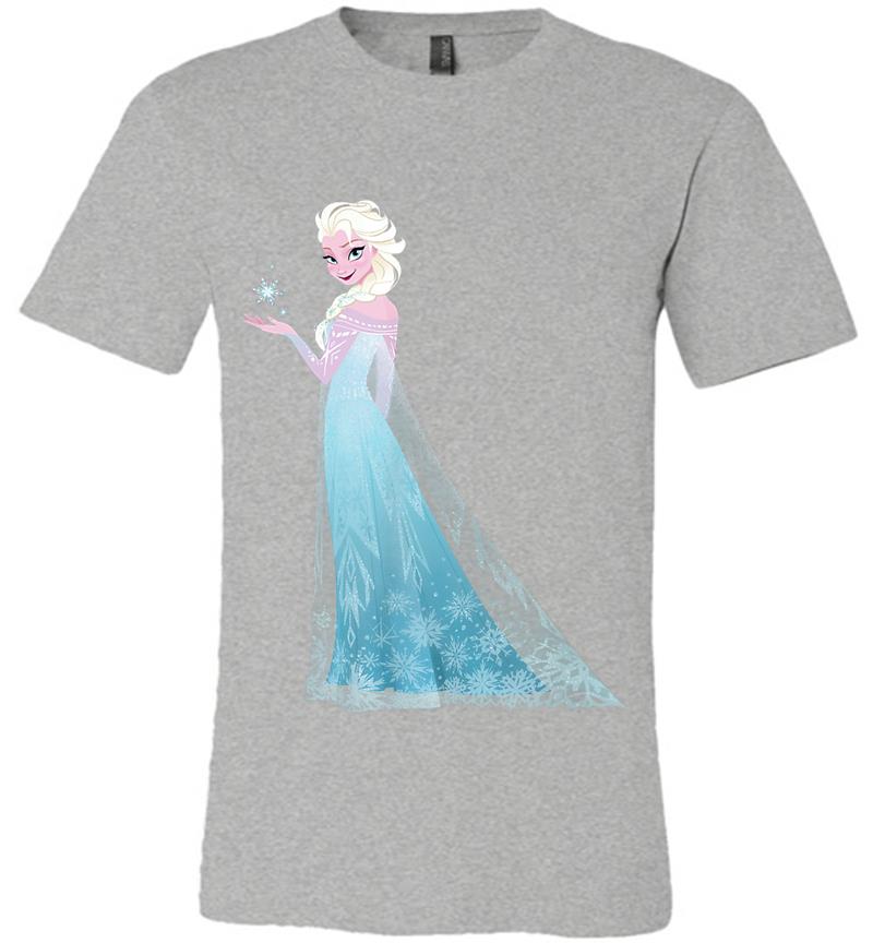Inktee Store - Disney Frozen Elsa Magic Snowflake Premium T-Shirt Image