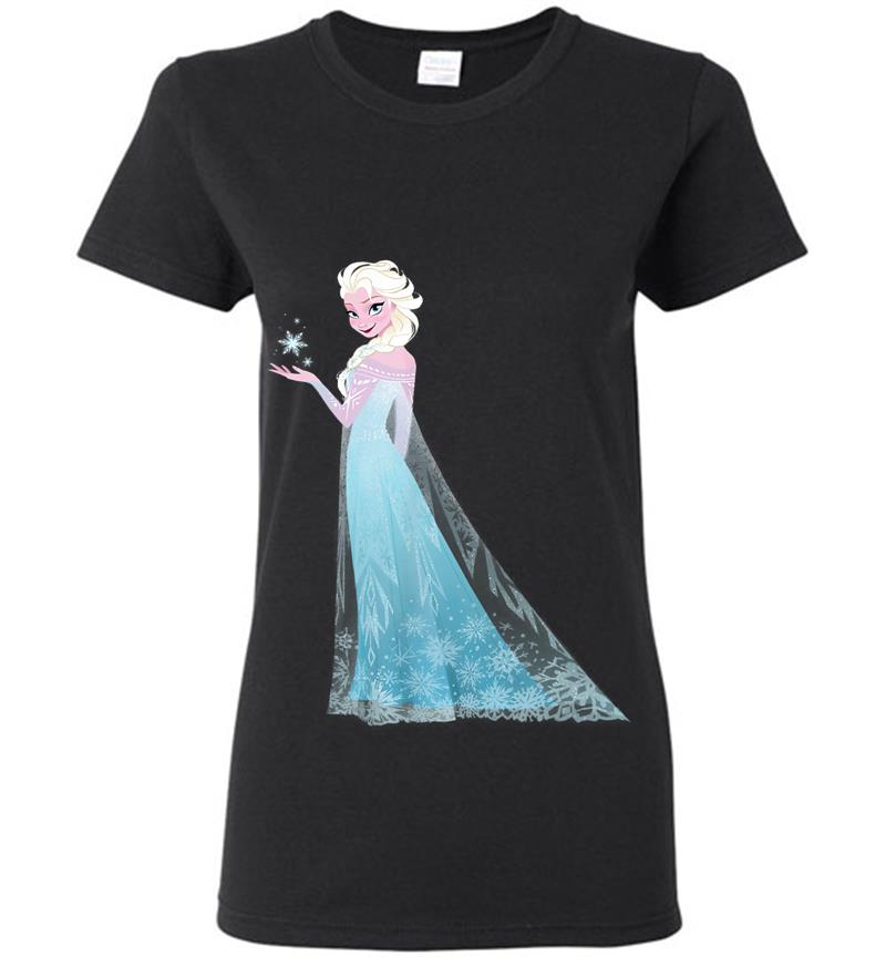 Disney Frozen Elsa Magic Snowflake Womens T-shirt