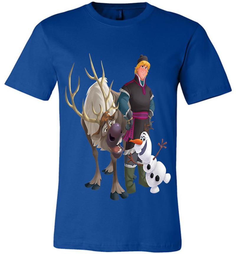 Inktee Store - Disney Frozen Kristoff Olaf Sven Premium T-Shirt Image