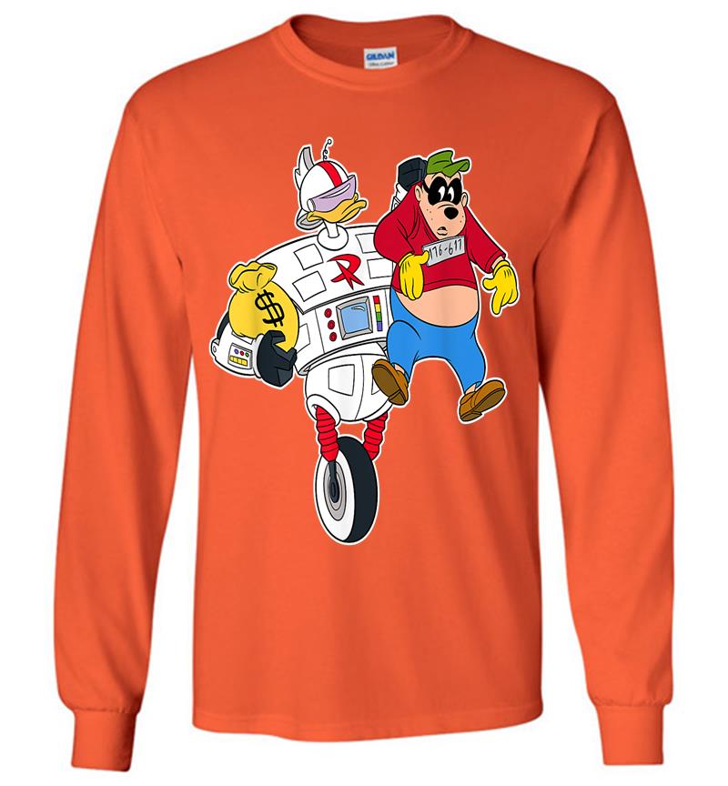 Inktee Store - Disney Gizmoduck And Beagle Boy Ducktales Long Sleeve T-Shirt Image