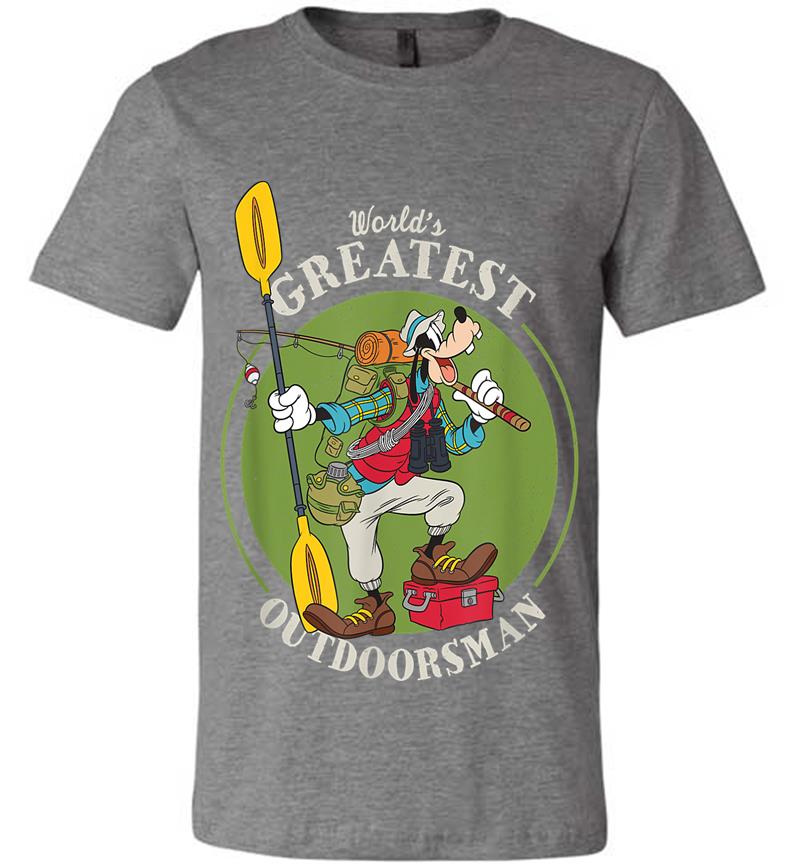 Inktee Store - Disney Goofy Outdoorsman Father'S Day Premium T-Shirt Image
