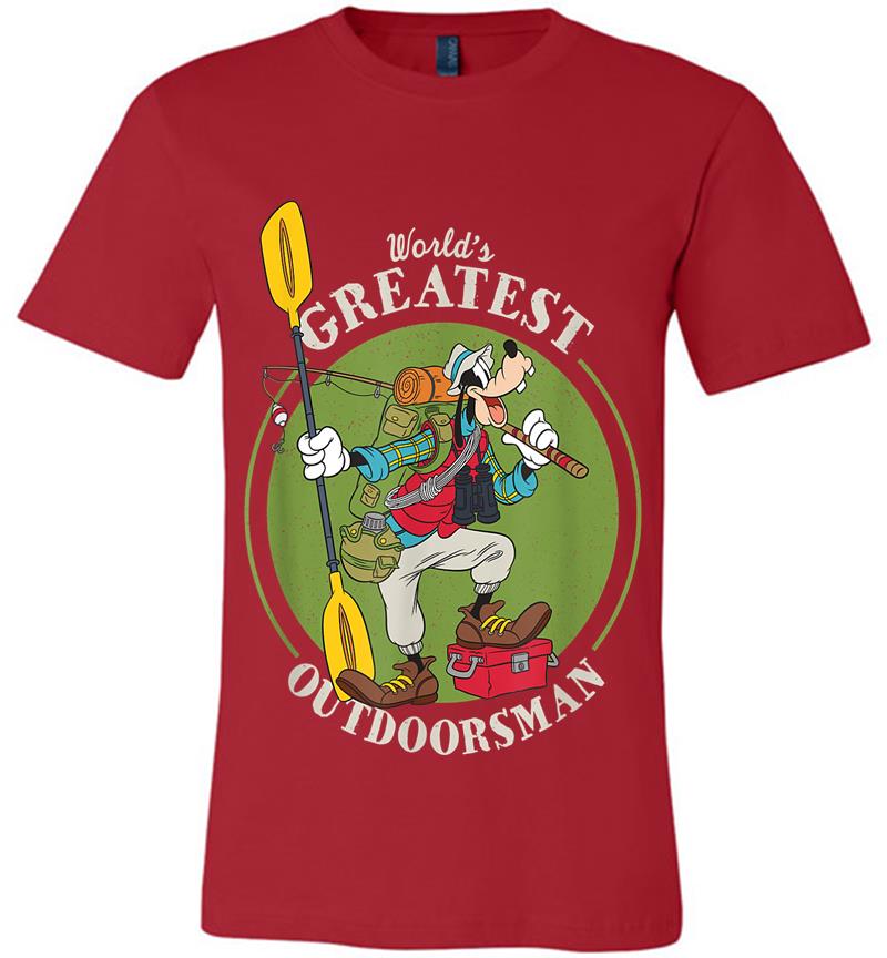 Inktee Store - Disney Goofy Outdoorsman Father'S Day Premium T-Shirt Image