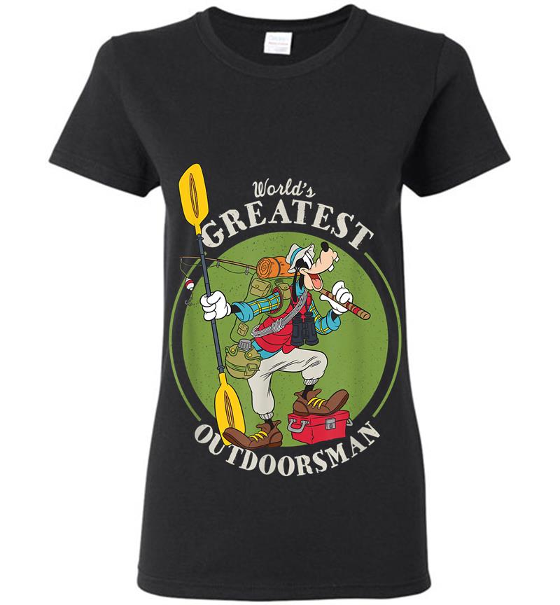 Disney Goofy Outdoorsman Father's Day Womens T-shirt